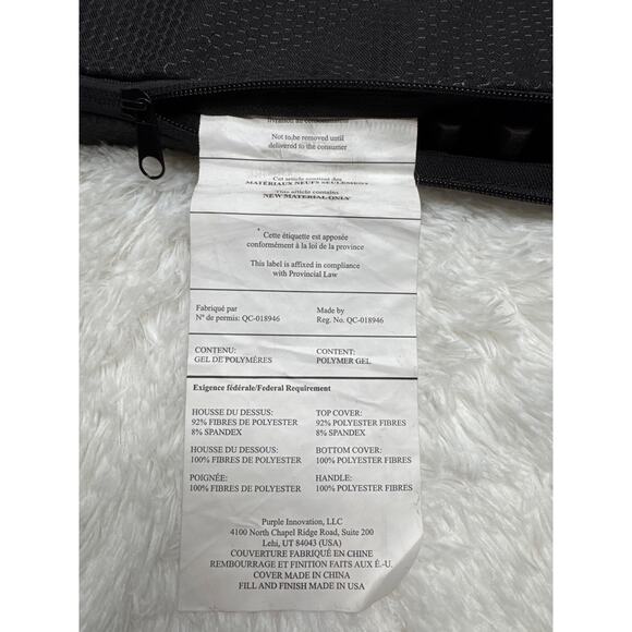 Purple Gel Seat Cushion w/ Travel Cover 2020s - Picture 11 of 11